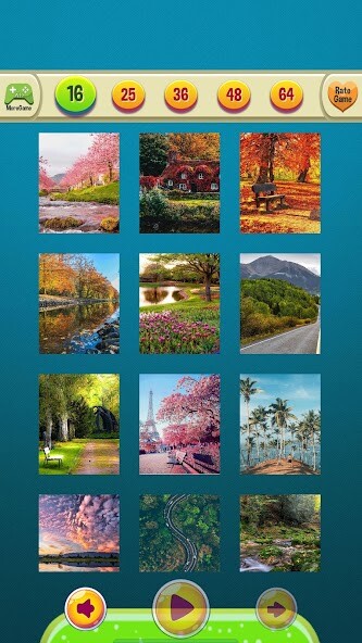 Run android online APK Jigsaw Tile Nature from MyAndroid or emulate Jigsaw Tile Nature using MyAndroid