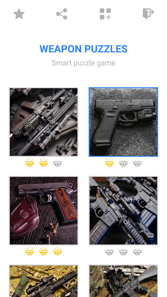 Run android online APK Jigsaw Weapon Mosaic Puzzles from MyAndroid or emulate Jigsaw Weapon Mosaic Puzzles using MyAndroid Run android online APK Jigsaw Weapon Mosaic Puzzles from MyAndroid or emulate Jigsaw Weapon Mosaic Puzzles using MyAndroid