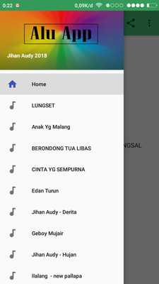 Emulate Android APK Jihan Audy Lengkap Mp3