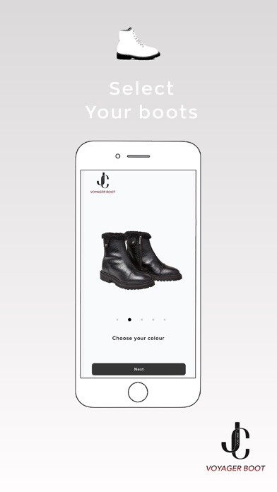 Emulate iPhone app JIMMY CHOO VOYAGER BOOT using MyAndroid