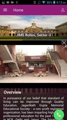 Emulate Android APK JIMS-Delhi Rohini, Sector-3