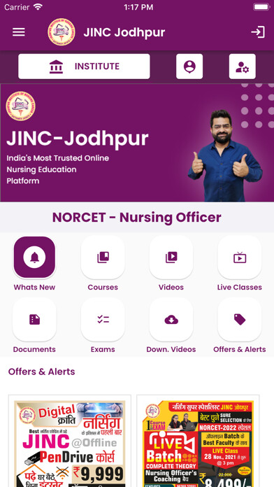 Emulate iPhone app JINC Jodhpur using MyAndroid Emulate iPhone app JINC Jodhpur using MyAndroid