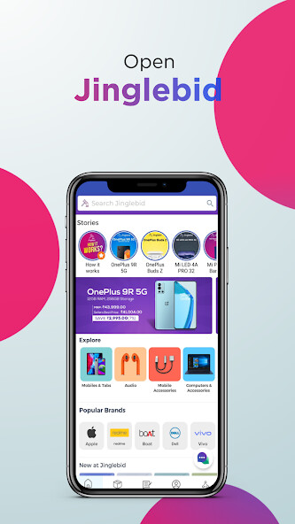 Run android online APK Jinglebid: Buy online, locally from MyAndroid or emulate Jinglebid: Buy online, locally using MyAndroid