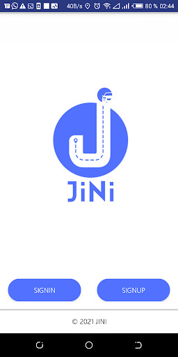 Run android online APK Jini Client from MyAndroid or emulate Jini Client using MyAndroid