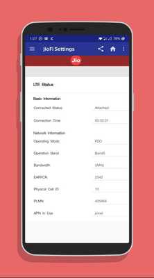 Emulate Android APK JioFi Advanced Settings Emulate Android APK JioFi Advanced Settings