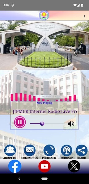 Run android online APK Jipmer Internet Radio from MyAndroid or emulate Jipmer Internet Radio using MyAndroid Run android online APK Jipmer Internet Radio from MyAndroid or emulate Jipmer Internet Radio using MyAndroid
