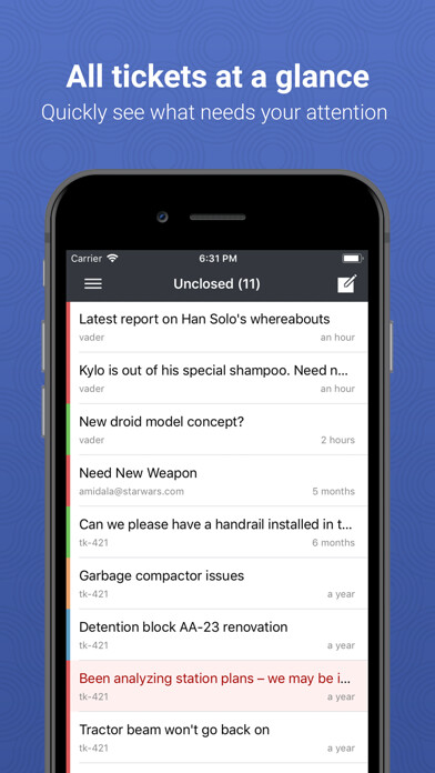 Emulate iPhone app Jitbit Helpdesk using MyAndroid