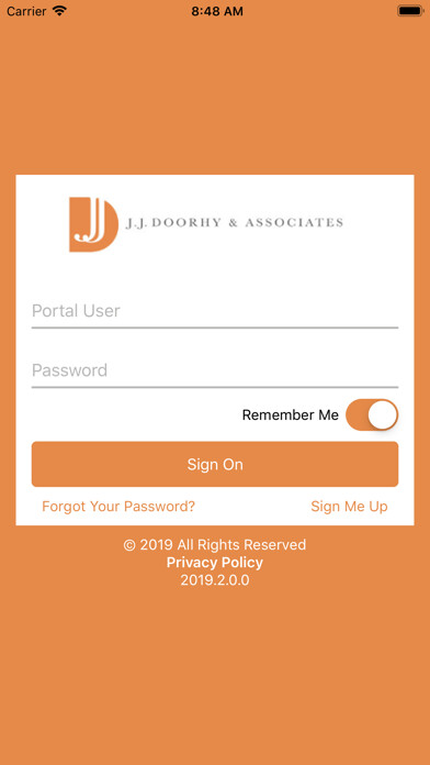 Emulate iPhone app JJ Doorhy & Associates Online using MyAndroid Emulate iPhone app JJ Doorhy & Associates Online using MyAndroid