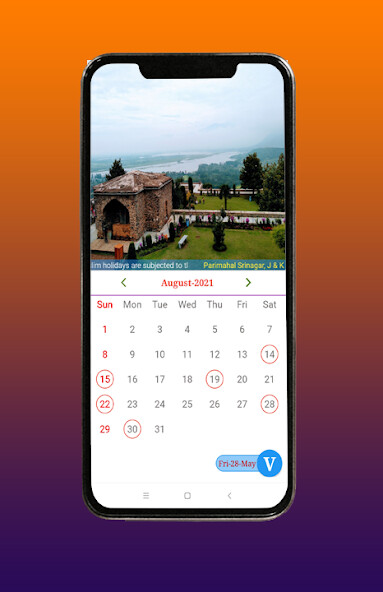Run android online APK JK Calendar 2022 from MyAndroid or emulate JK Calendar 2022 using MyAndroid