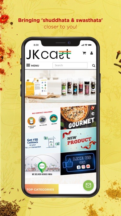 Run android online APK JK Cart from MyAndroid or emulate JK Cart using MyAndroid