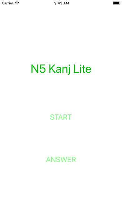 Emulate iPhone app JLPT Test N5 Kanji Lite using MyAndroid Emulate iPhone app JLPT Test N5 Kanji Lite using MyAndroid