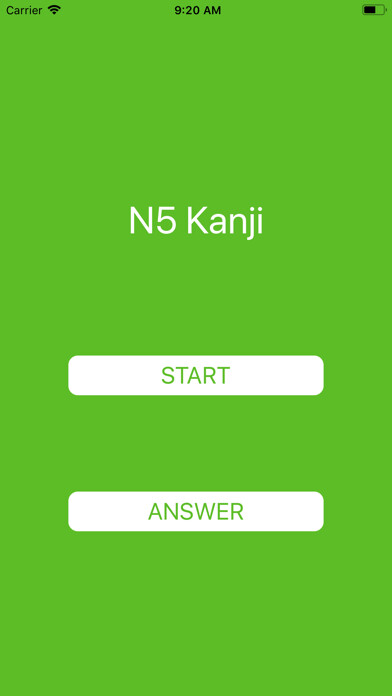 Emulate iPhone app JLPT Test N5 Kanji using MyAndroid Emulate iPhone app JLPT Test N5 Kanji using MyAndroid