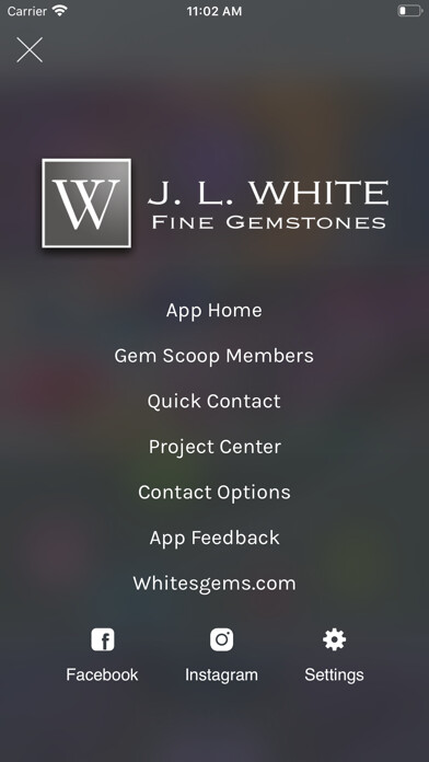 Emulate iPhone app JL White Fine Gemstones using MyAndroid Emulate iPhone app JL White Fine Gemstones using MyAndroid