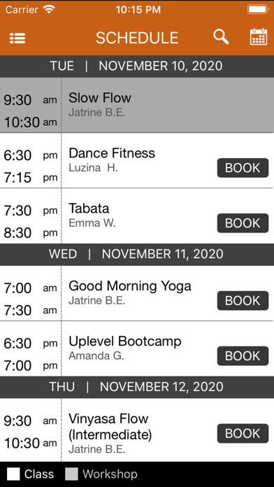 Emulate iPhone app JMD FITNESS using MyAndroid