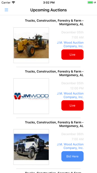 Emulate iPhone app JM Wood Live Auction using MyAndroid Emulate iPhone app JM Wood Live Auction using MyAndroid