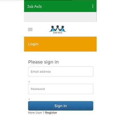 Emulate Android APK Job Axis