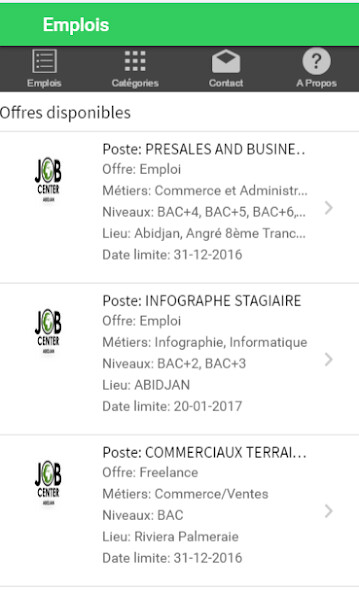 Run android online APK JOB CENTER (Officiel) from MyAndroid or emulate JOB CENTER (Officiel) using MyAndroid