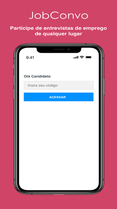 Emulate iPhone app JobConvo Interview using MyAndroid