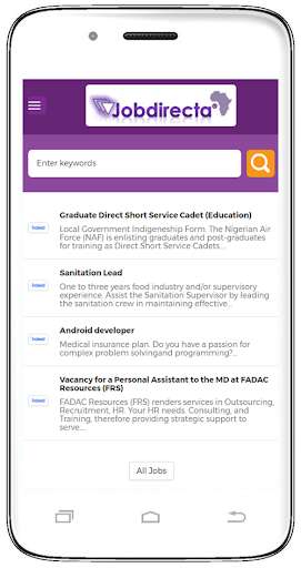 Run android online APK JobDirecta from MyAndroid or emulate JobDirecta using MyAndroid