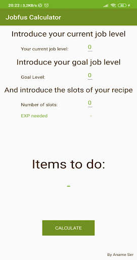 Run android online APK Jobfus Calculator from MyAndroid or emulate Jobfus Calculator using MyAndroid