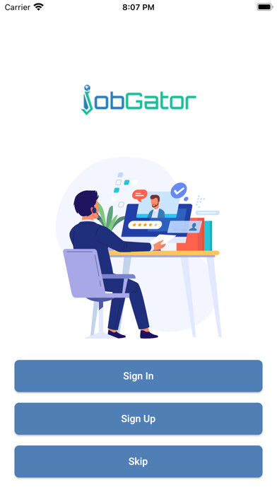 Emulate iPhone app JobGator using MyAndroid