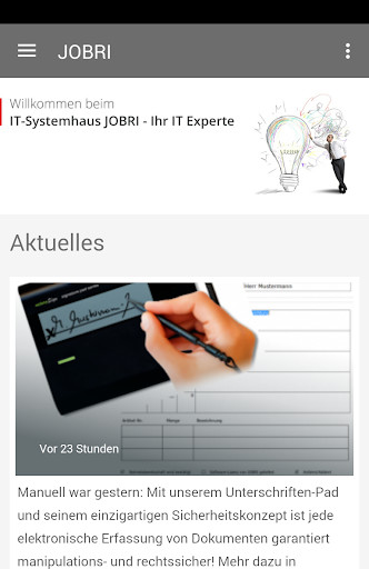 Run android online APK JOBRI - Einfach effizienter from MyAndroid or emulate JOBRI - Einfach effizienter using MyAndroid
