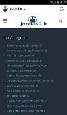 Emulate Android APK Jobs360.lk