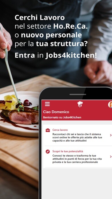 Emulate iPhone app jobs4Kitchen using MyAndroid