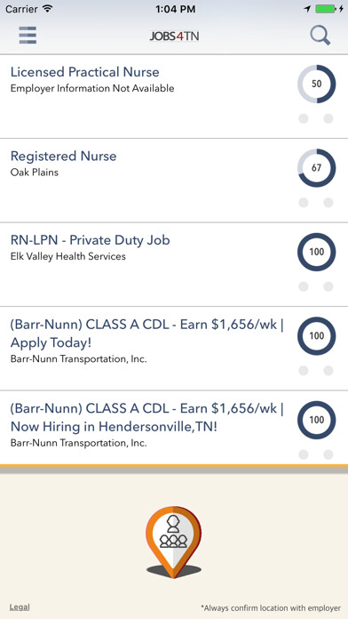 Emulate iPhone app JOBS4TN using MyAndroid Emulate iPhone app JOBS4TN using MyAndroid