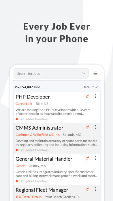 Emulate iPhone app Jobsearcher - All The Jobs using MyAndroid Emulate iPhone app Jobsearcher - All The Jobs using MyAndroid