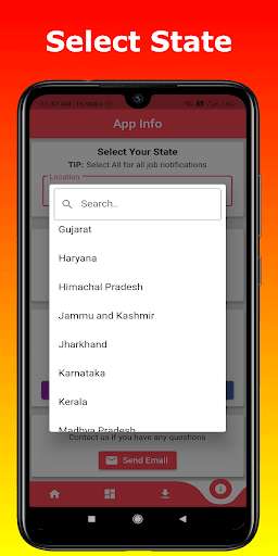 Run android online APK Job - Search Govt Job Vacancy from MyAndroid or emulate Job - Search Govt Job Vacancy using MyAndroid