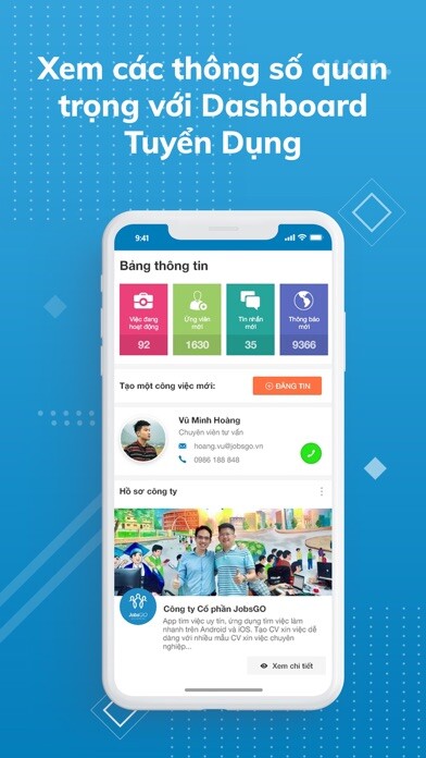 Emulate iPhone app JobsGO - Nhà Tuyển Dụng using MyAndroid Emulate iPhone app JobsGO - Nhà Tuyển Dụng using MyAndroid