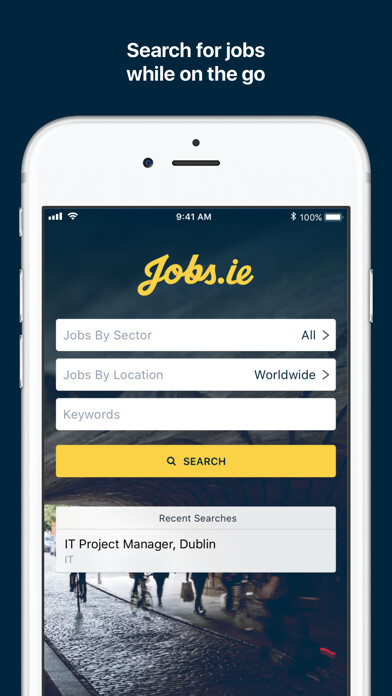 Emulate iPhone app Jobs.ie - Irish Job Search App using MyAndroid Emulate iPhone app Jobs.ie - Irish Job Search App using MyAndroid