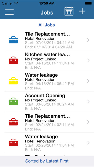 Emulate iPhone app JobsTrac using MyAndroid