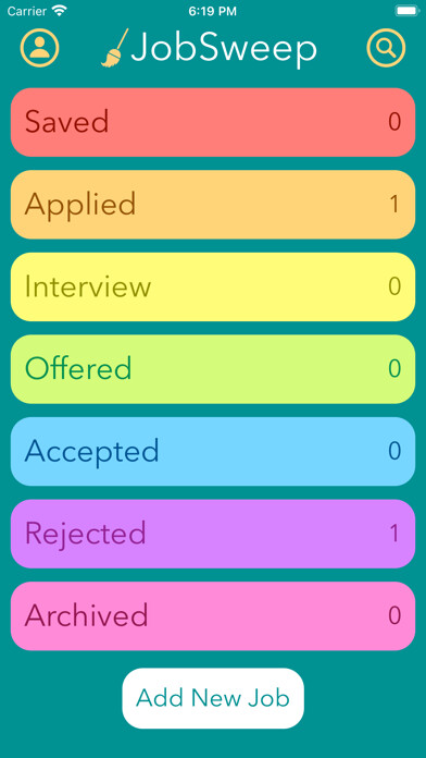 Emulate iPhone app JobSweep using MyAndroid