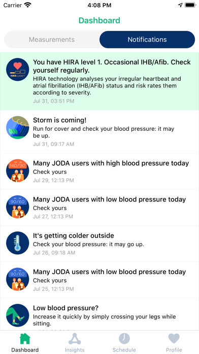 Emulate iPhone app Joda - Blood Pressure App using MyAndroid Emulate iPhone app Joda - Blood Pressure App using MyAndroid