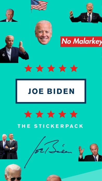 Emulate iPhone app Joe Biden Stickers - Bidenmoji using MyAndroid