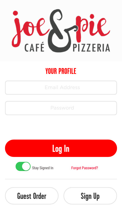 Emulate iPhone app Joe & Pie Cafe and Pizzeria using MyAndroid Emulate iPhone app Joe & Pie Cafe and Pizzeria using MyAndroid