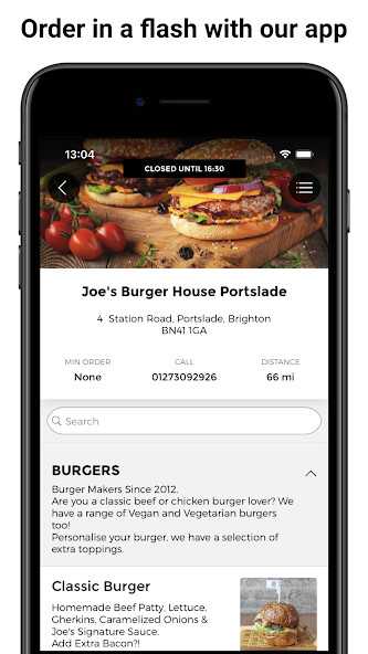 Run android online APK Joes Burger House from MyAndroid or emulate Joes Burger House using MyAndroid