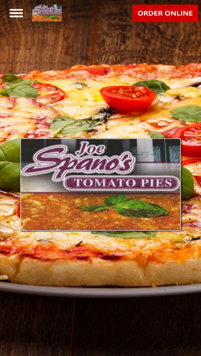 Emulate iPhone app Joe Spanos Tomato Pies using MyAndroid