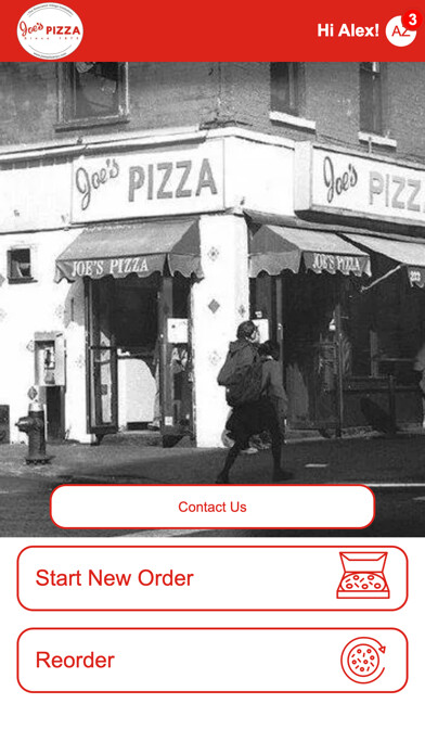 Emulate iPhone app Joes Pizza NYC - AA using MyAndroid
