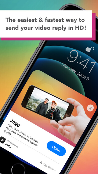 Emulate iPhone app Jogg - reply with video using MyAndroid