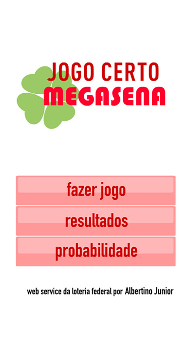 Emulate iPhone app JogoCerto MegaSena using MyAndroid Emulate iPhone app JogoCerto MegaSena using MyAndroid
