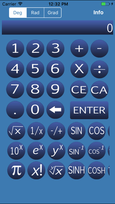 Emulate iPhone app John Cominio RPN Calculator using MyAndroid