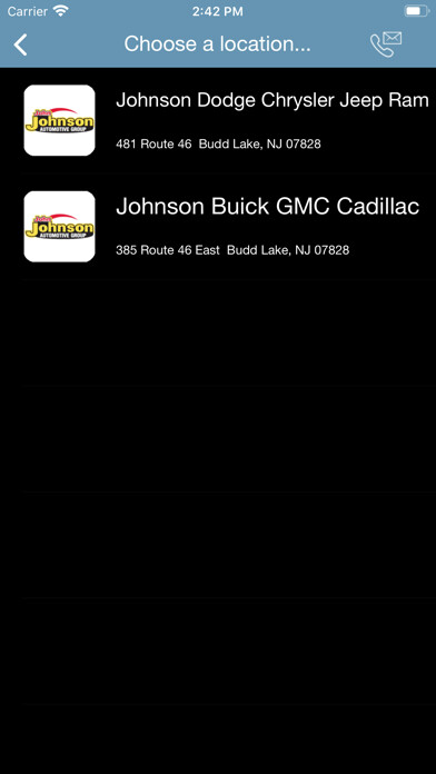 Emulate Android APK John Johnson Auto Group MLink