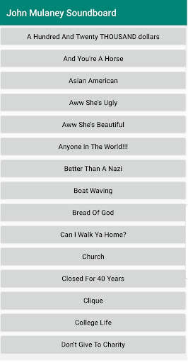 Run android online APK John Mulaney Sound Board from MyAndroid or emulate John Mulaney Sound Board using MyAndroid