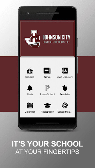 Emulate iPhone app Johnson City CSD using MyAndroid
