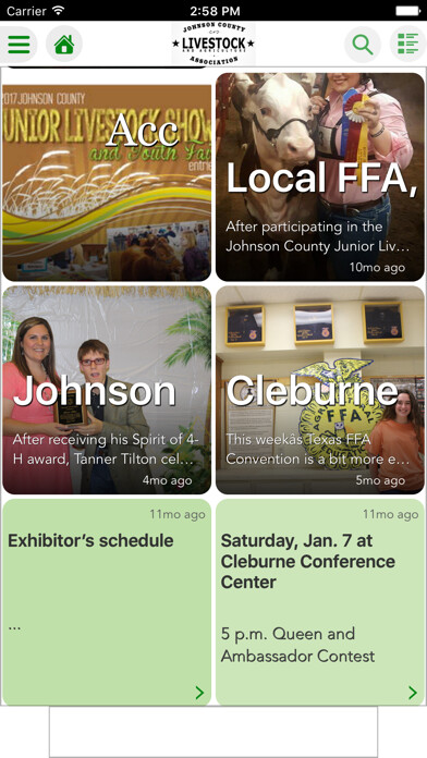 Emulate iPhone app Johnson County Livestock Show using MyAndroid Emulate iPhone app Johnson County Livestock Show using MyAndroid