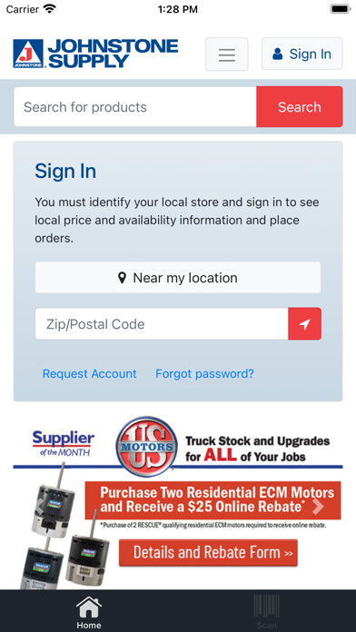 Emulate iPhone app Johnstone Supply HVACR using MyAndroid Emulate iPhone app Johnstone Supply HVACR using MyAndroid