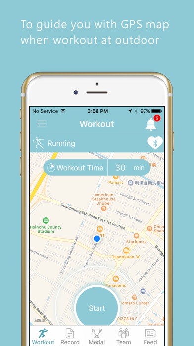 Emulate iPhone app JoiiSports - 定存你的健康 using MyAndroid